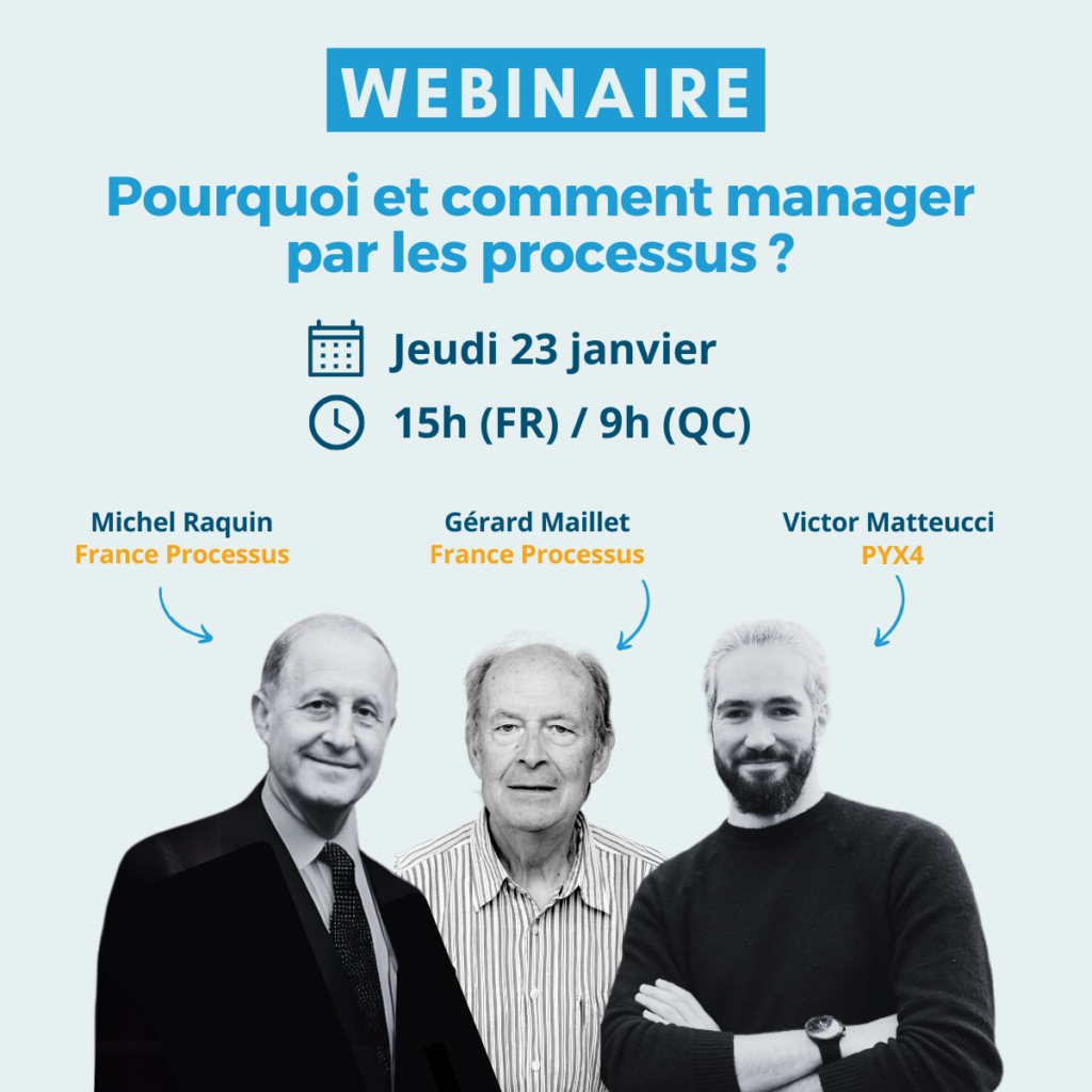 Webinaire Manager par les processus - PYX4 et France Processus